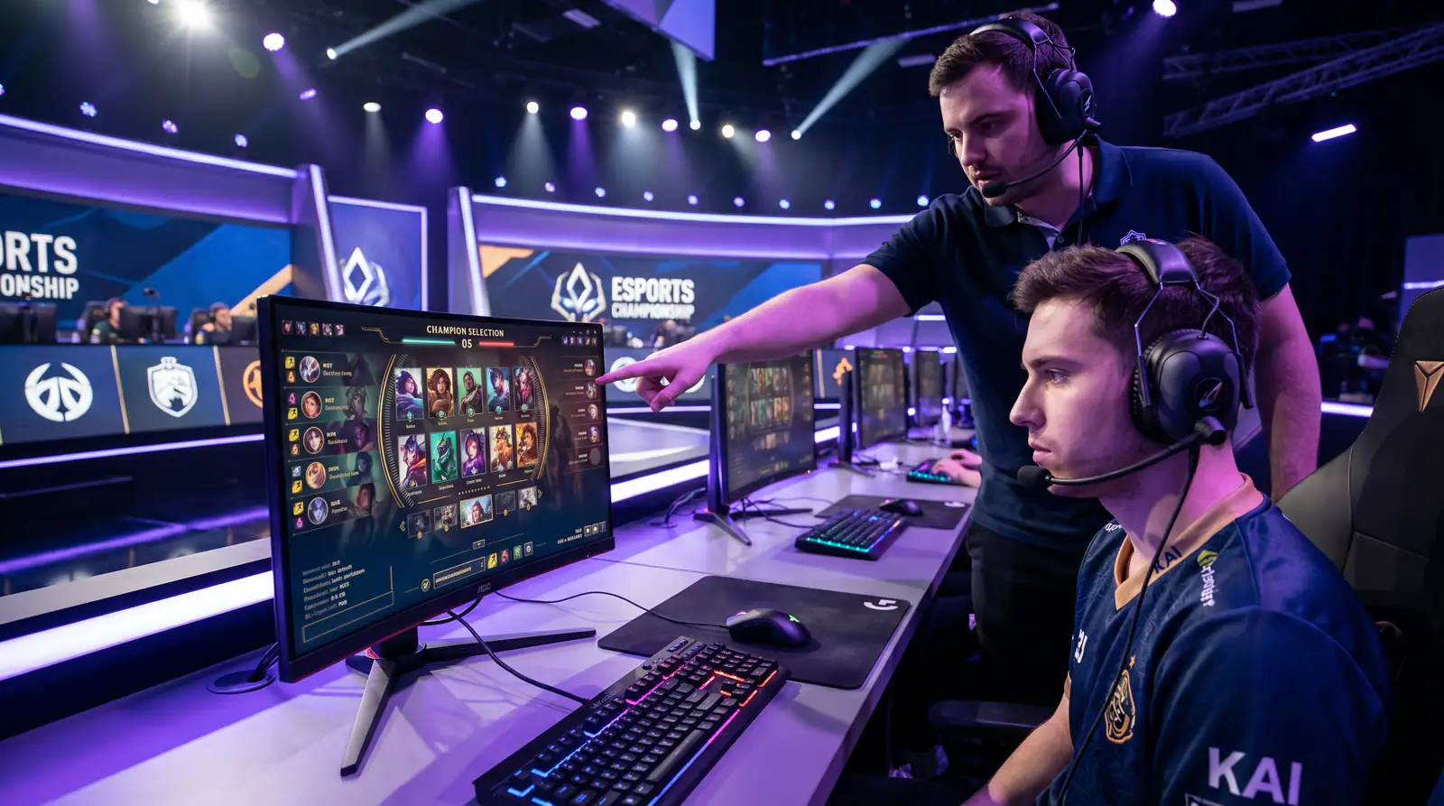 Fase de selección de campeones con sistema Fearless Draft